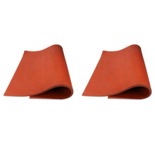2X Tapis de Presse à Chaud en Silicone de 12 X 15 Pouces Tapis en Silicone de Sublimation le  Épais de 0,3 Pouce pour Machine de Presse à Chaud à