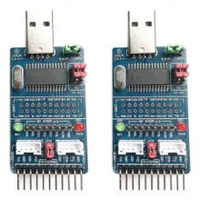 2X CH341A Adaptateur USB Vers I2C/IIC/SPI/UART/TTL/ISP Convertisseur de Port ParallèLe EPP/MEM