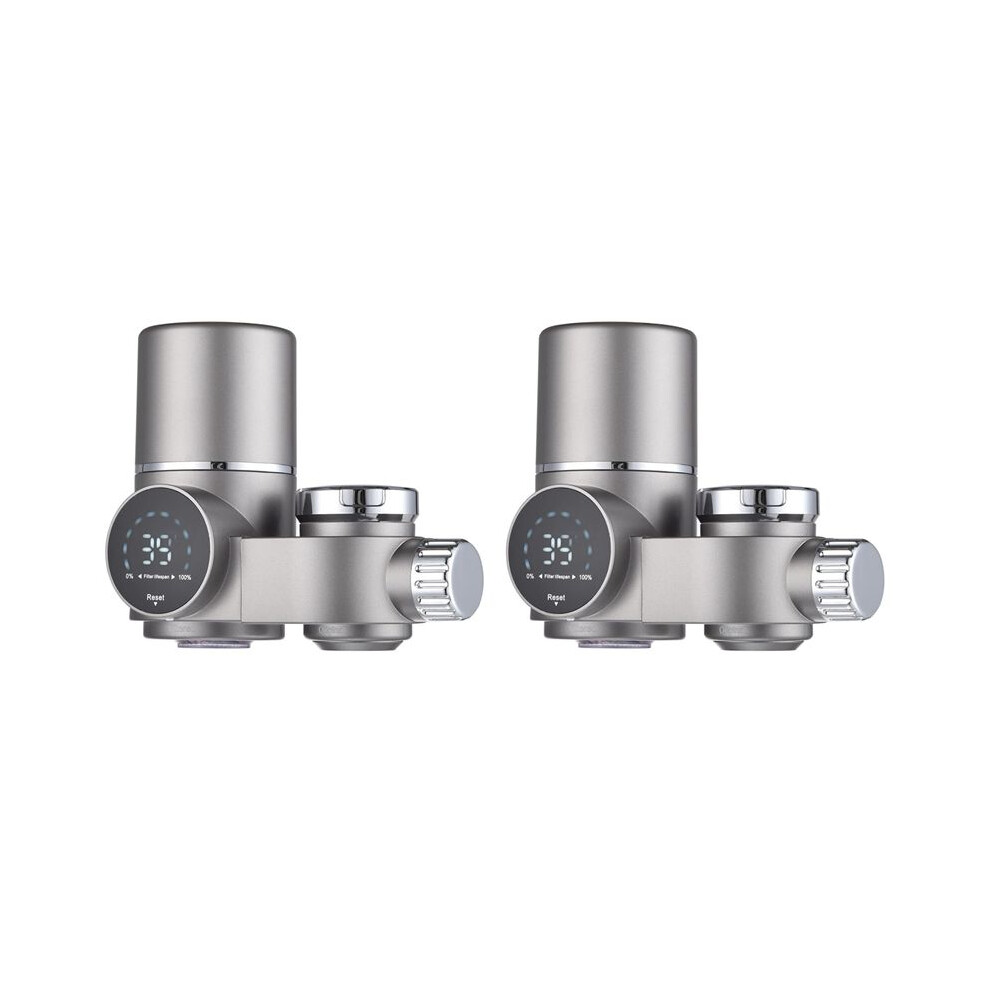 2X Faucet Water Filter For Sink-Led Display Water Purifier For Faucet,Faucet Mount Tap Water Filtration System 6031048177649