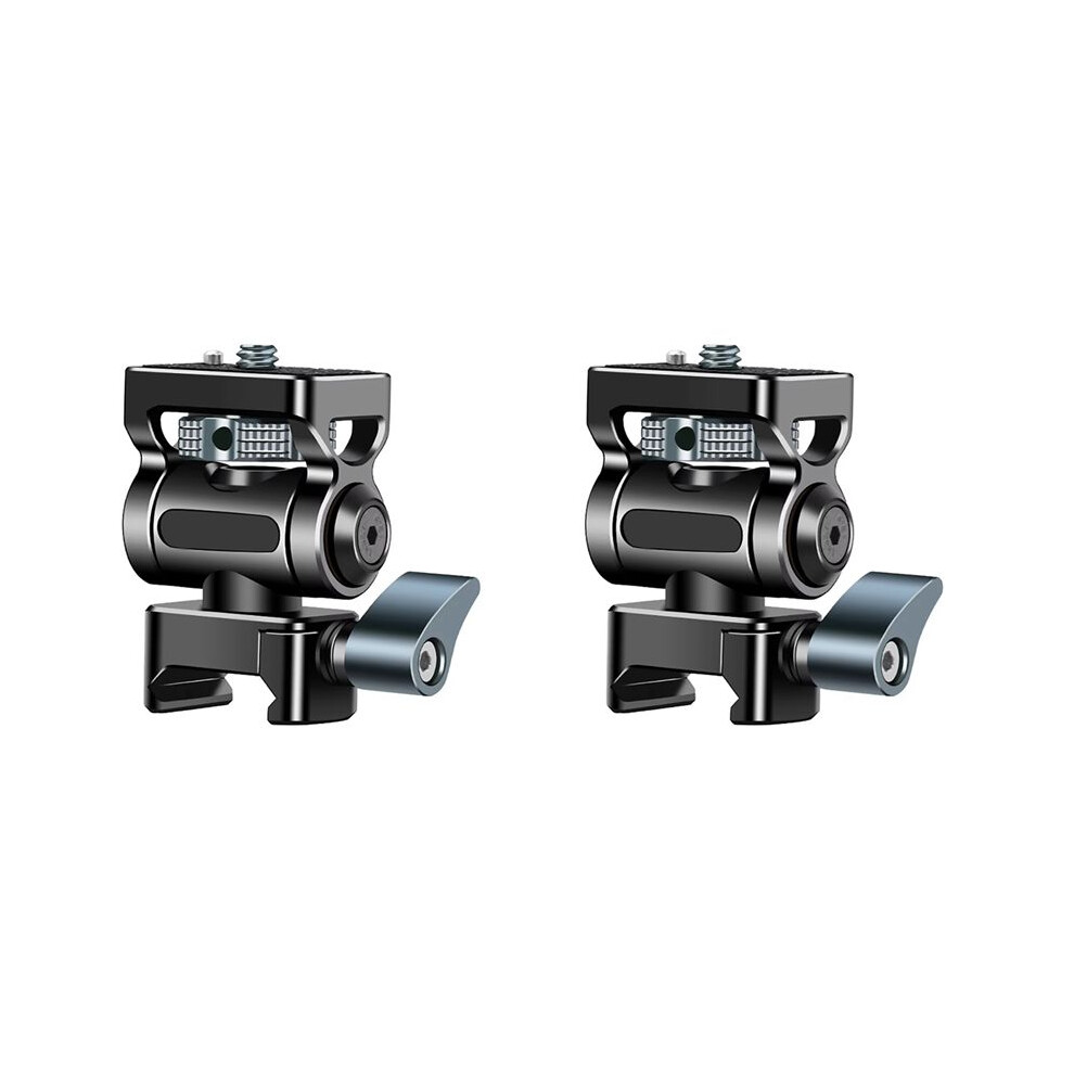 2X Universal Nato Clamp Quick Release Camera Field Monitor Mount Holder 360 Rotation 180 Tilt For 6033763653675