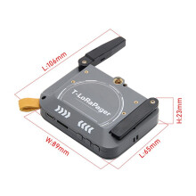 2X Meshtastic T-Lora Pager ESP32-S3 GPS SX1262 Wireless RF Module Dual-Mode RFID/NFC RTC GNSS Al Programmable AIoT B