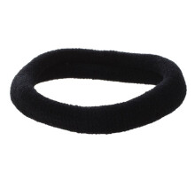 15 Stück Schwarze Dehnbare Band-Haargummi-Pferdeschwanz-Halter