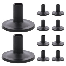 10 Pack Flanged Cymbal Sleeves for Drum Kits, Durable Plastic Drum Kit Accessories for Cymbal Protection