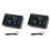 2X Digital Display Current Voltmeter 50-300V AC Wattmeter Multifunction Electric Meter Power Detector AC 20A 1