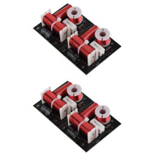 4 Stück 400W Lautsprecher Frequenz Teiler 2 Weg 2 Unit Hi-Fi Soundshelf Frequenzweiche Filter TieftöNer und HochtöNer