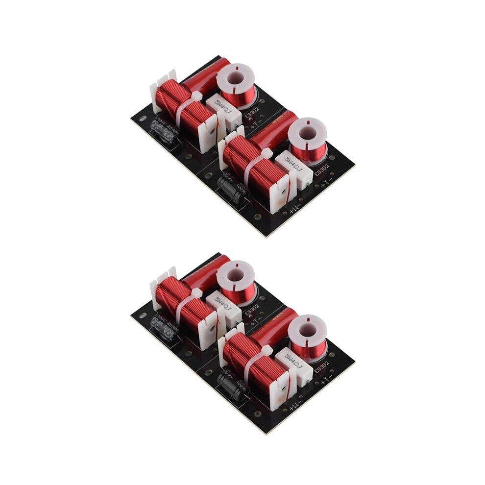4Pcs 400W Speaker Frequency Divider 2 Way 2 Unit Hi-Fi Soundshelf Crossover Filters Woofer And Tweeter 4712948786064
