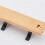 2X Coat Rack Wall Mount Coat Hooks - Wooden Black Coat Rack with 4 Hooks Wall Hooks 7