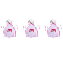 3X Childs Kids Chef Hat Apron Cooking Baking Boy Girl Chefs Junior Gift ()