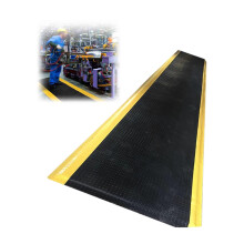 Anti Fatigue Mat 50x70cm Ergonomic Non Slip Heavy Duty for Workshop Garage with Safety Border
