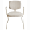 Beliani Set of 2 Dining Chairs CARILLE Chenille Light Beige 4