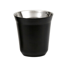 Double Layer Stainless Steel Cup For Water And Iced Drink-Black