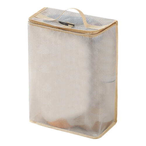 Range-chaussures Portable avec fenêtre transparente,-Beige L