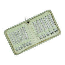 11Pairs Double Ended Stainless Steel Knitting Needle 2.0mm-6.0mm