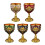 Delicate 30ml Whiskeys Tasting Cup With-gold dark blue 2
