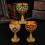 Delicate 30ml Whiskeys Tasting Cup With-gold dark blue 6