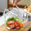 Poêle à Bacon en verre épais avec becs verseurs, machine à-3 7