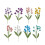 Bouquets de muguet uniques faits à la main, 55cm de-Violet clair 2