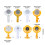 Total Station Tilting Targets Reflector Topographic Surveys-5 4