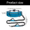Reliable useful Pet Walking Belt With Reinforced Textile-Blue 5