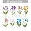 Bouquets de muguet uniques faits à la main, 55cm de-Violet clair 4