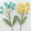 Bouquets de muguet uniques faits à la main, 55cm de haut,-Blanc 5