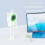 Ventilateur de bureau rechargeable USB avec affichage-Bleu 3