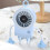 Ventilateur de bureau Rechargeable USB avec ventouse,-Blanc 6