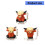 Tiny Cow Figures to Hide Mini Highlands Cow Figurines Miniature 3