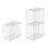 Conteneur de rangement de sac modulaire empilable,- deux étages 2