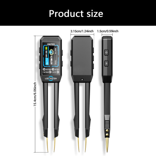 High Accuracy Digital Tweezer Meter Auto Recognition for 2