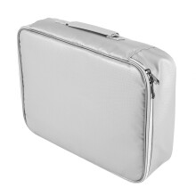 Custodia per Documenti Ignifuga, Custodia per Documenti Impermeabile IPX4, Accessori di Sicurezza con Chiusura a Cerniera, per Casa D'Affari