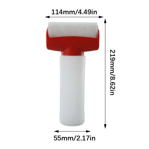 Durchsichtige Farbrollerflasche aus Kunststoff, 500 ml, 2