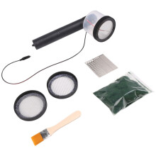 Flocking Kit Statisk GräSapplikator ABS-Flockningsmaskin med Halkskyddshandtag för DIY Scenic Modeling Sandbord