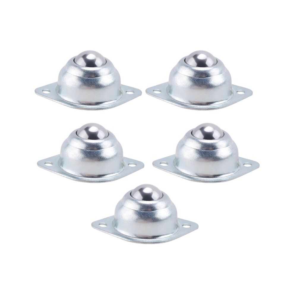 5Pcs Carbon Steel Swivel Caster Wheel Car Robot Universal Eye Round Wheel For Machinery Trolleys Furniture Hardware 6032197608701