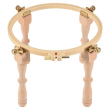 Adjustable Portable Wooden Embroidery Hoop Stand Set Stand Needlework Stitch Frame Rack Desktop Embroidery Stand