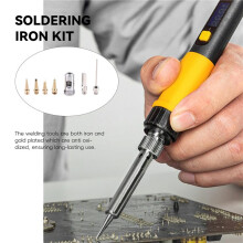 6 Pcs Flame Butane Gas Soldering Tips+Nozzle Butane Gas Solder Tip For Mt-100 Ht-1937 Butane Gas Soldering Iron Kit Welding Set Torch Pen Tools For