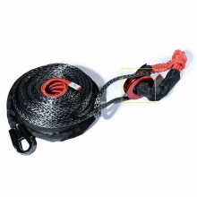 2X Aluminum RECOVERY RING SNATCH-RING 41000Lb for 3/8 1/2Inch Synthetic Winch Rope RED