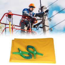 Electrical Insulating Safety Blanket 10Kv 100x200cm Durable  Voltage Rated NonConductive Mat for Electricians
