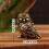 Metall-Eulenstatuen, Vogelfigur, Tierskulptur,-6Stk 4