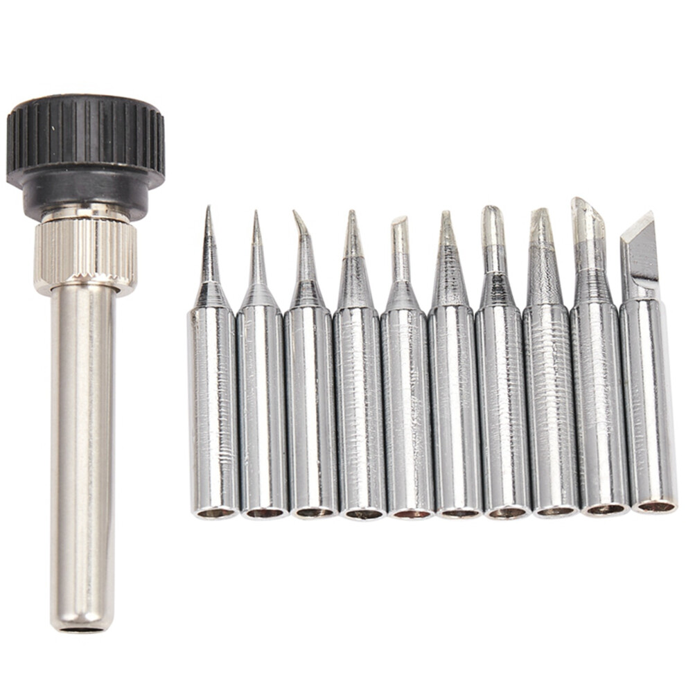 11Pc/Lot 900M-T Soldering Iron Tips Welding Tip 900M-T-I/B/K/1.2D/1.6D/2.4D/3.2D/2C/3C/4C Heating Elements Soldering Tips 4711498923271