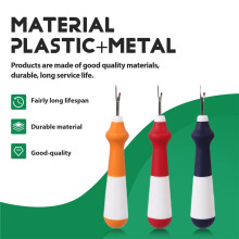 3PZ Seam Ripper Strumento Colorato per Rimuovere il Filo di Grandi Dimensioni Pratico Scarificatore di Punti per Cucire Crafting Rimozione Degli Orli