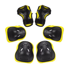 Child Roller Skating Knee Pad Set for Aged 3-8 Boy Girl-Yellow
