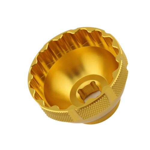 44mm 16 Grooves Bottom Bracket Tool for Centerlock Rotor-Gold
