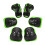 Child Roller Skating Protective Gear Set Adjustable-Green 1