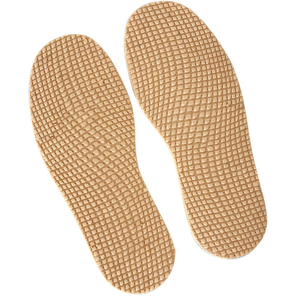 Beige Rubber Shoe Soles Outsoles Insoles Antislip Foot Pad