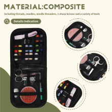 Sewing Kit, Sewing Kit for Home Emergency, Sewing Supplies with Basic Sewing Threads, Needles, Basic Sewing Kit
