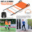 Easy Assembly Soccer Goal Set Perfect for Backyard Park-Orange 3