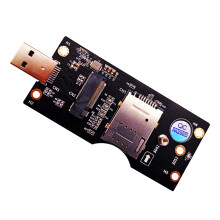 NGFF M.2 Key B na Kartę Rozszerzeń Adaptera USB 3.0 z Gniazdem Karty SIM 8Pin do ObsłUgi ModułU WWAN/LTe 3G/4G/5G M.2