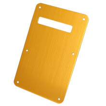 1Pcs Electric Guitar Back Plate,Guitar Pickguard Cover Back Plate for ST Style Electric Guitar Accessories Orange Gold