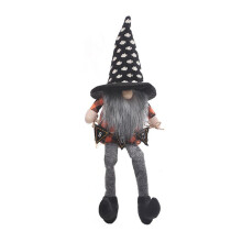 Halloween Hemfest Heminredning Bordsdekor LåNga Ben AnsiktslöSa Gnome Doll Halloween HäNgande Ornament,B